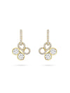 Be Boodles Yellow Gold Diamond Drop Earrings