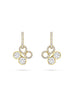 Be Boodles Yellow Gold Diamond Drop Earrings