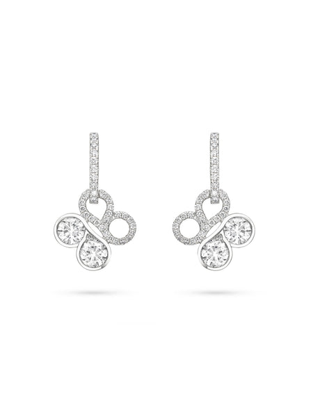 Be Boodles White Gold Diamond Earrings