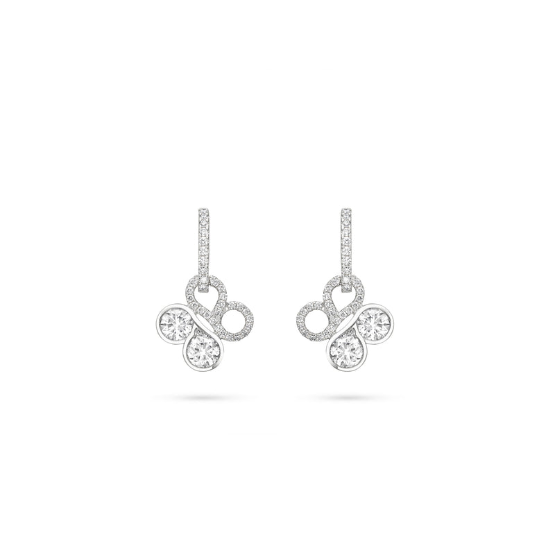 Be Boodles White Gold Diamond Earrings
