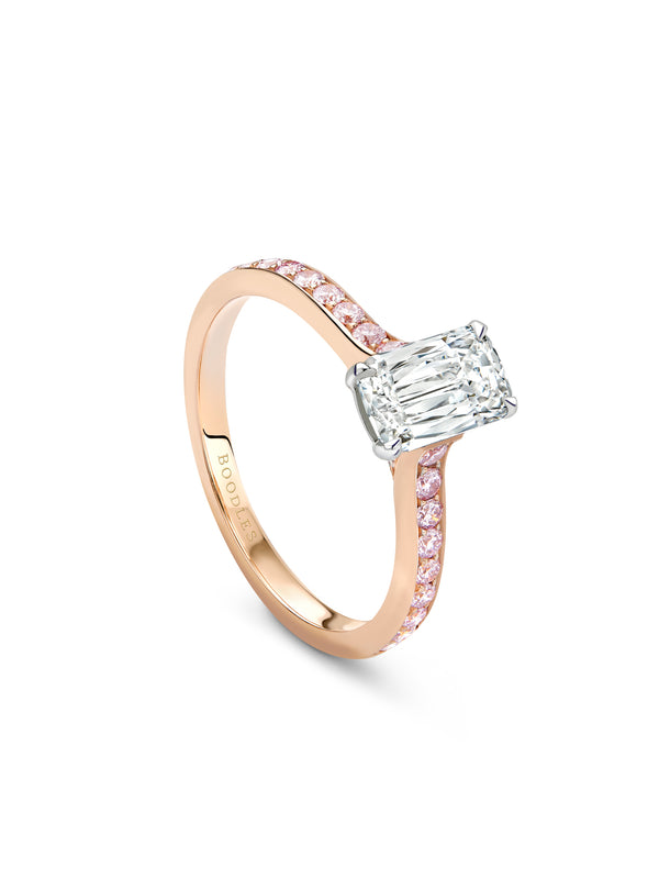 Harmony Ashoka Rose Gold Diamond Engagement Ring | Boodles