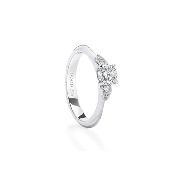 Trilogy Cupid Platinum Diamond Engagement Ring