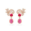 The Palace Collection Royal Damask Garnet Earrings