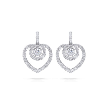 Sophie Platinum Diamond Earrings