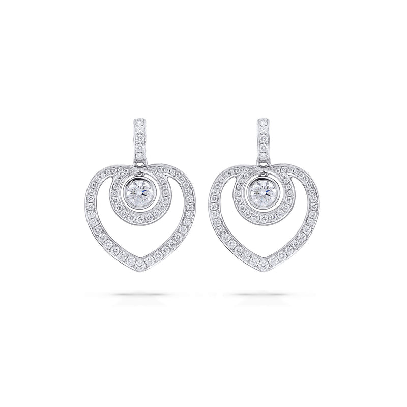 Sophie Platinum Diamond Earrings