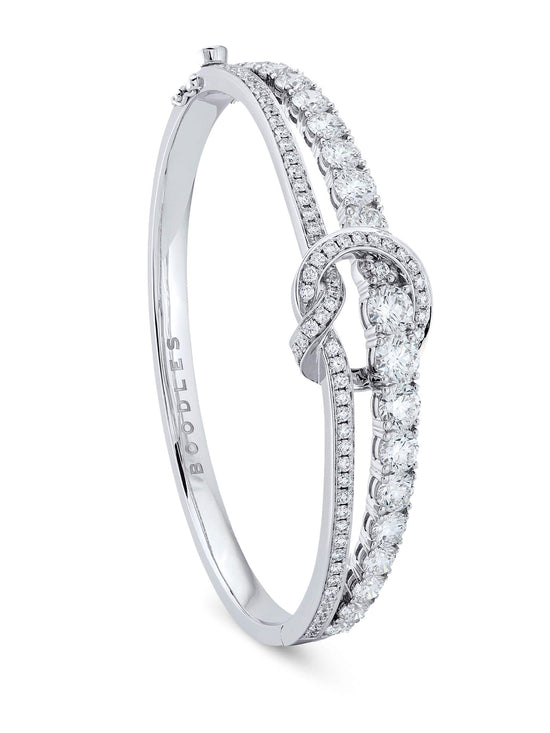 The Knot Diamond Large Bangle