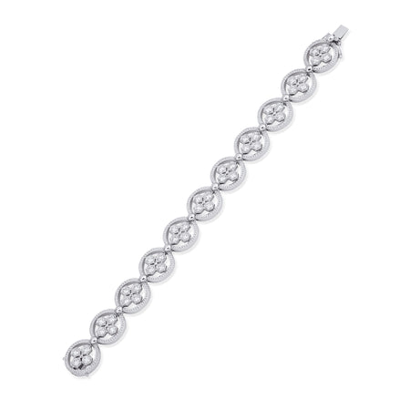 Circus Diamond Circle Motif Diamond Bracelet