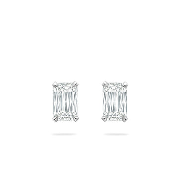 Ashoka Diamond Platinum Stud Earrings
