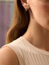 Peace of Mined Yellow Diamond Platinum Earrings