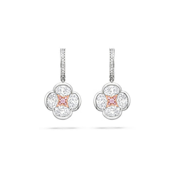 Posie Platinum Diamond Earrings