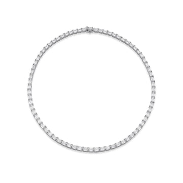Classic Ashoka Diamond Platinum Necklace