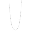 Raindance Long Platinum Diamond Necklace