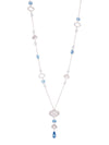 Woodland Aquamarine Moonstone White Gold Necklace