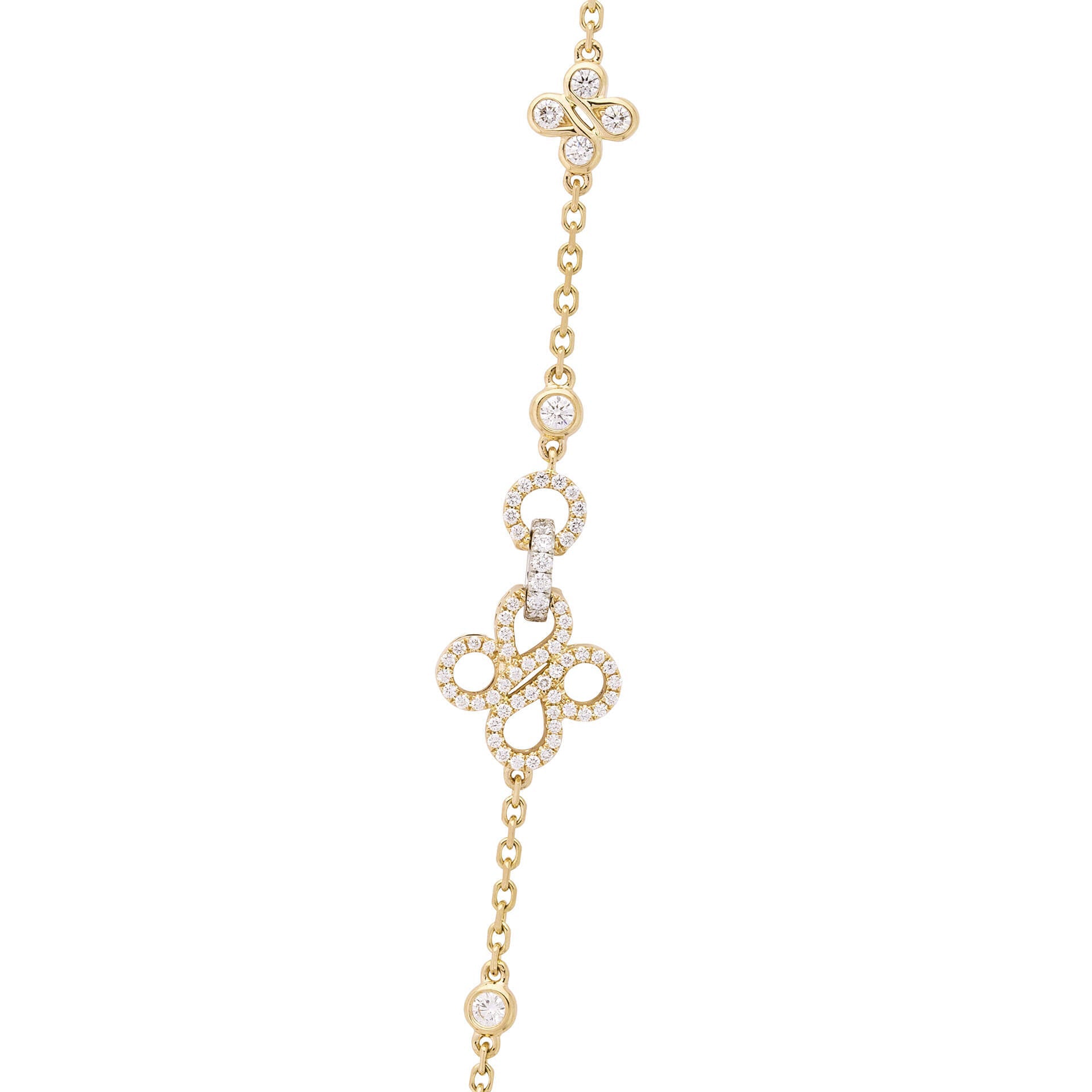 Be Boodles Long Yellow Gold Necklace