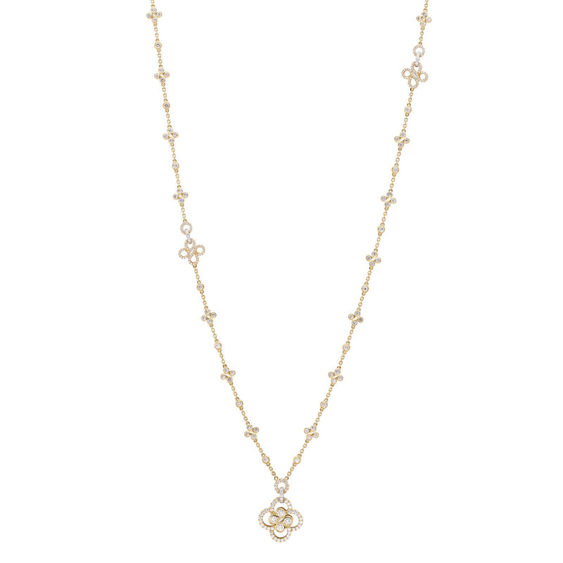 Be Boodles Long Yellow Gold Necklace