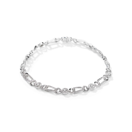 The Knot Open Link White Gold Diamond Collar