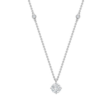 Classic Platinum Diamond Pendant