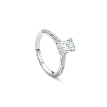 Petal Ashoka Platinum Diamond Engagement Ring