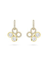 Be Boodles Large Yellow Gold Diamond Drop Earrings