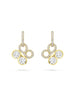 Be Boodles Large Yellow Gold Diamond Drop Earrings