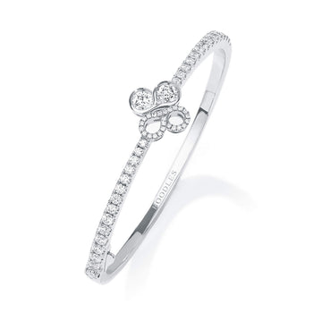 Be Boodles White Gold Diamond Bangle