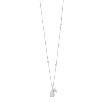 Orchard Pavé White Gold Diamond Pendant