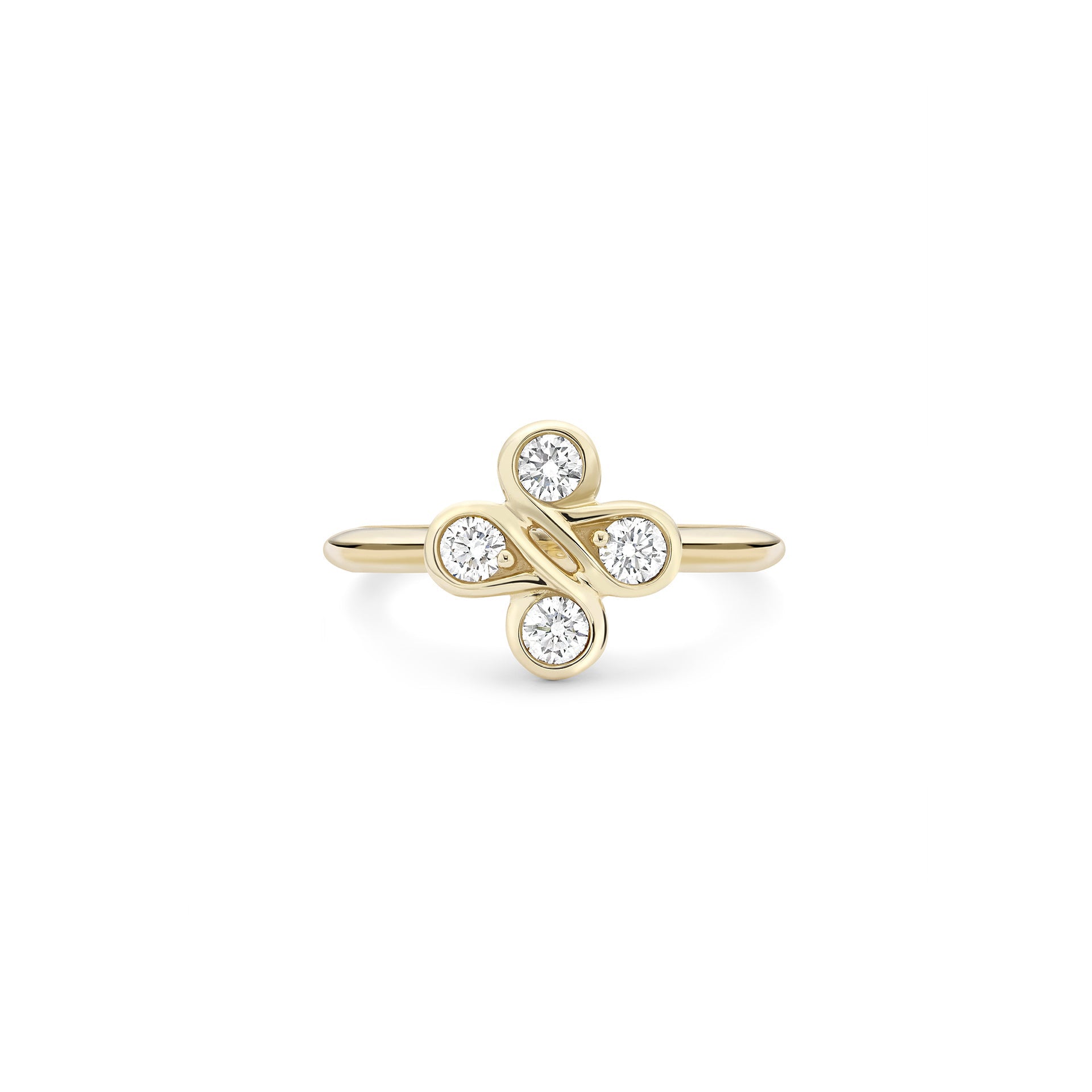 Be Boodles Classic Motif Yellow Gold Ring