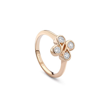 Be Boodles Classic Motif Rose Gold Ring