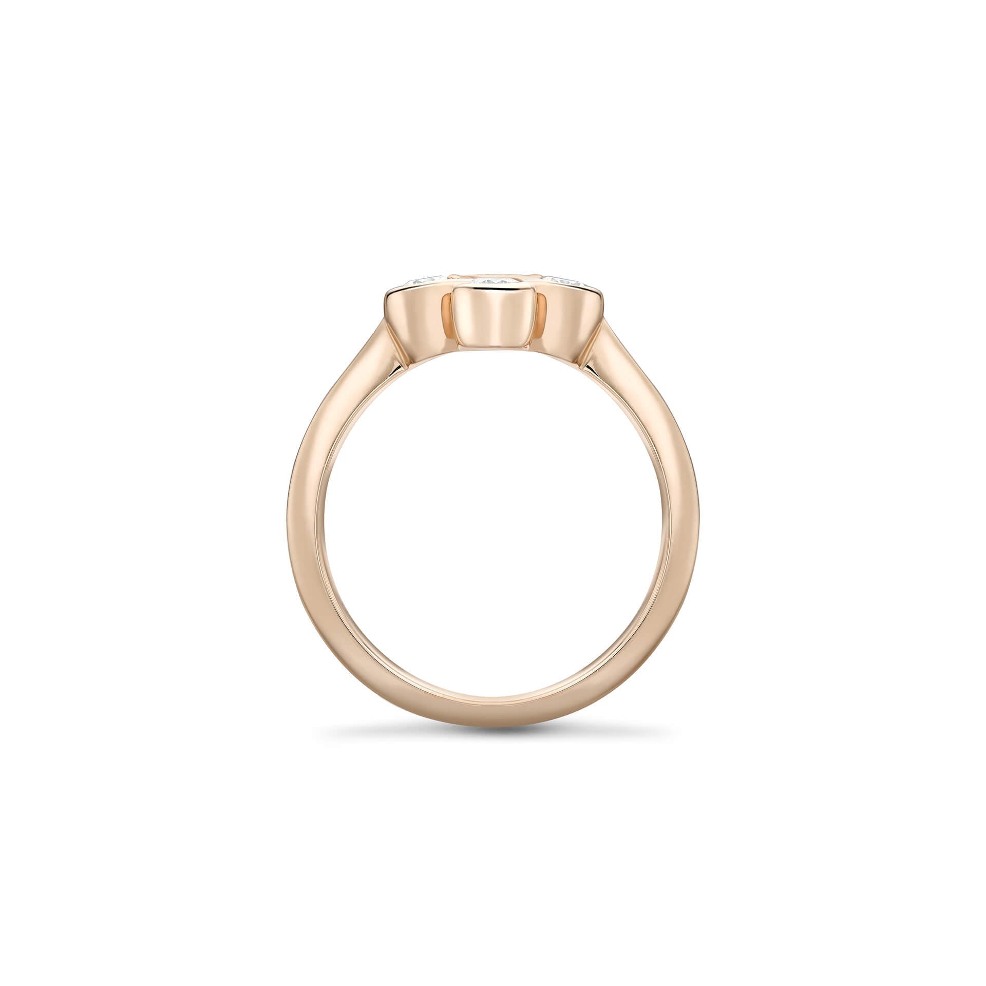 Be Boodles Classic Motif Rose Gold Ring
