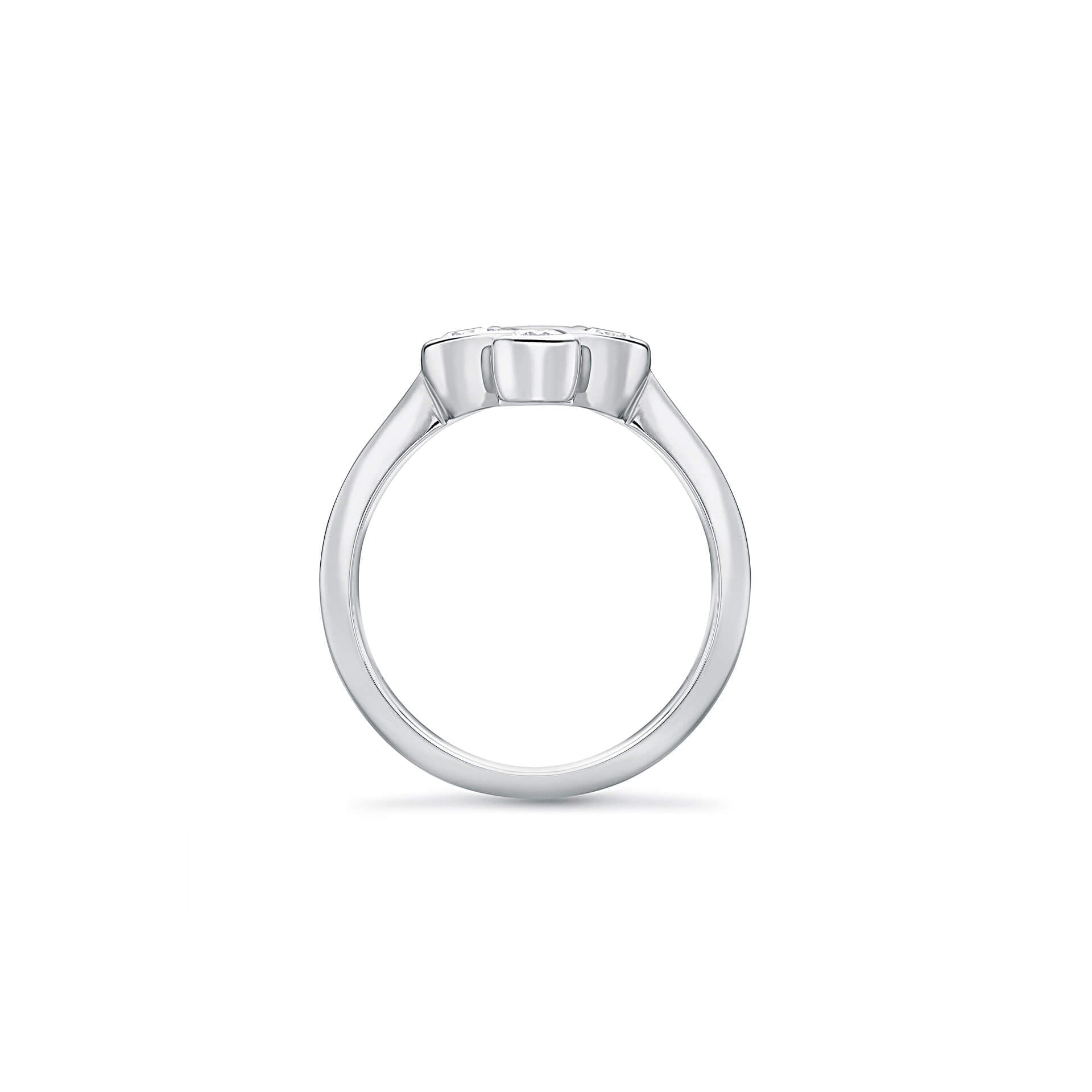 Be Boodles Classic Motif White Gold Ring