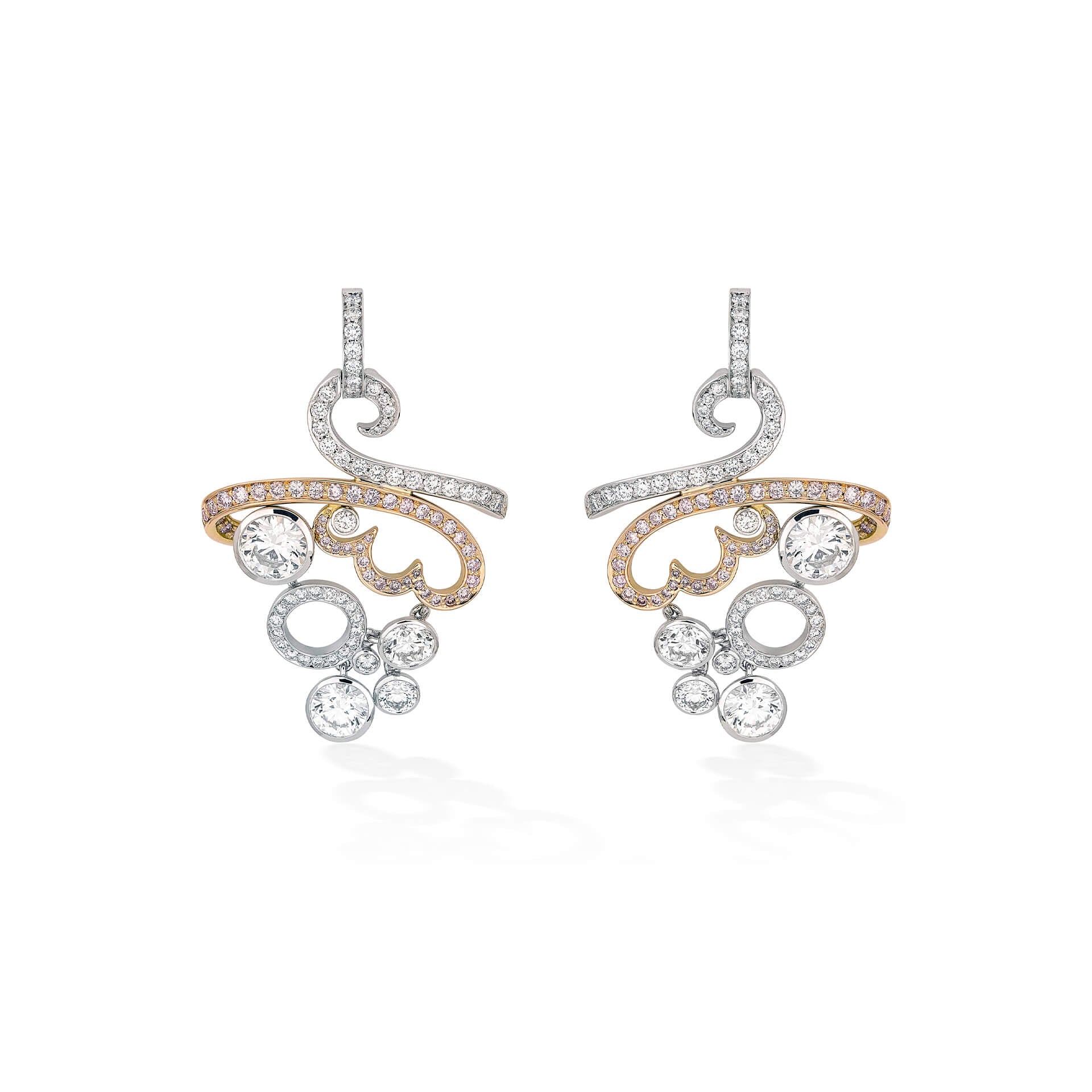 Tapestry Pink Diamond Earrings