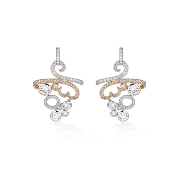 Tapestry Pink Diamond Earrings