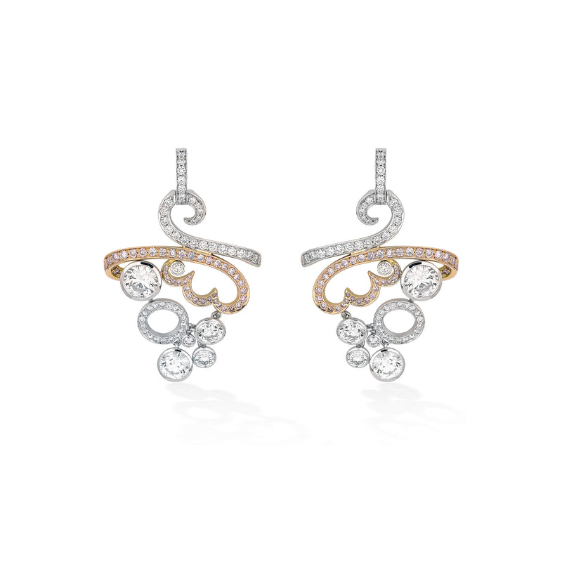 Tapestry Pink Diamond Earrings