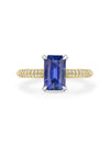 Petal Ashoka Sapphire Yellow Gold Engagement Ring