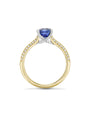 Petal Ashoka Sapphire Yellow Gold Engagement Ring
