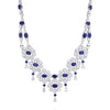 Blues and Royals Sapphire Diamond Necklace