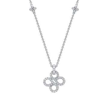 Be Boodles Pavé White Gold Pendant