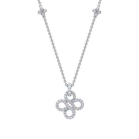 Be Boodles Pavé White Gold Pendant