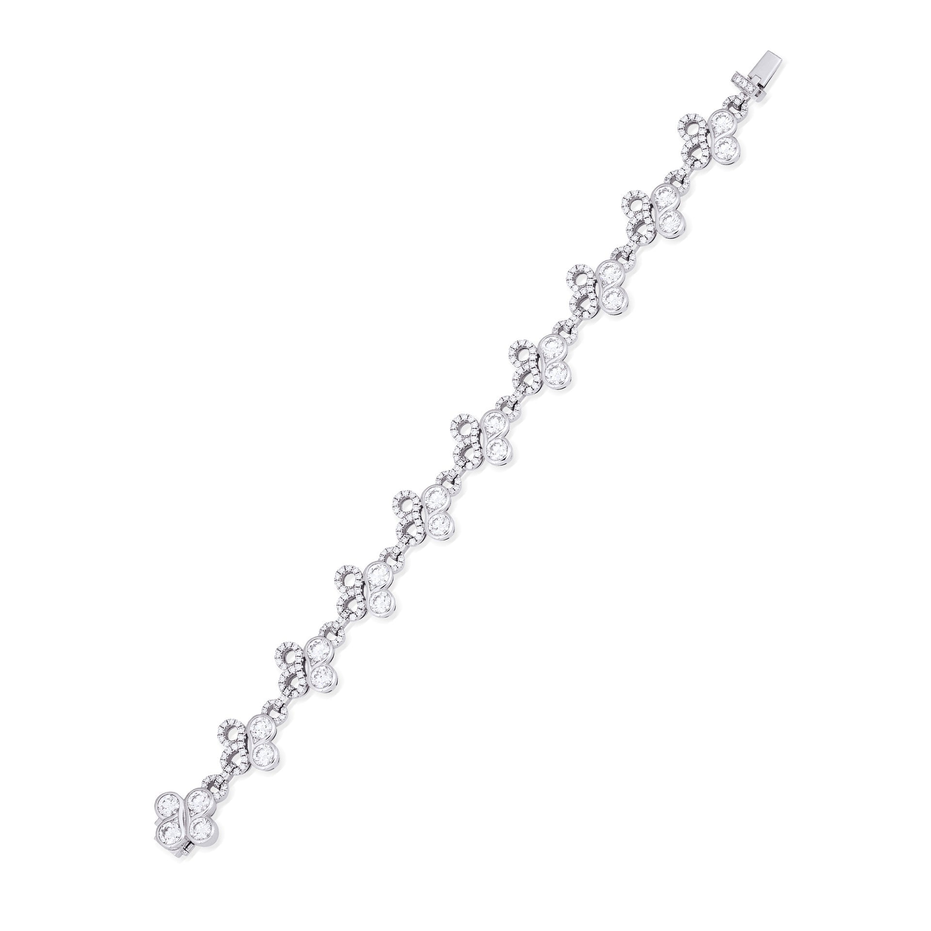 Be Boodles Mega Platinum Diamond Bracelet