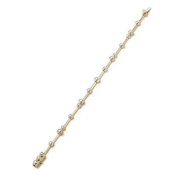Raindance Classic Diamond Yellow Gold Bracelet