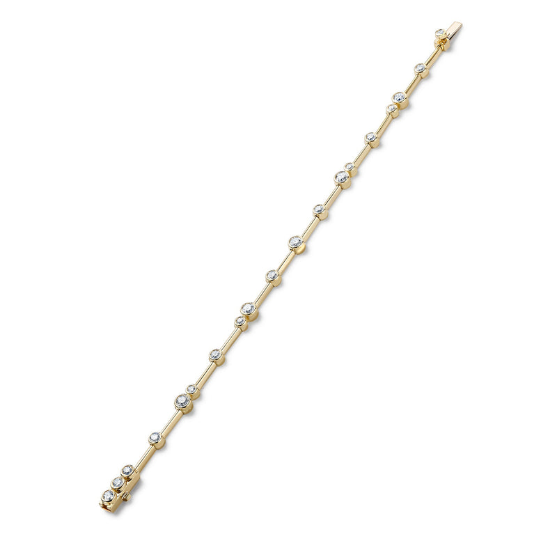 Raindance Yellow Gold Diamond Bracelet