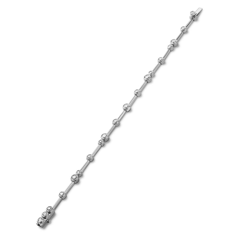 Raindance Classic Diamond Platinum Bracelet