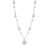 Be Boodles Long Large Motif White Gold Diamond Necklace