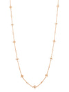 Be Boodles Medium Long Rose Gold Diamond Necklace