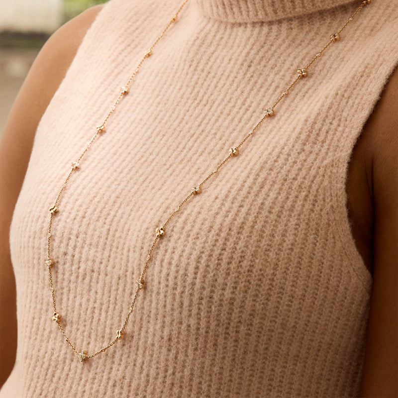 Be Boodles Medium Long Diamond Necklace