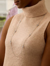 Knot Long Diamond Necklace
