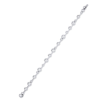 Raindance Large Platinum Diamond Bracelet