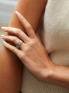 Ribbons Ashoka Diamond Ring