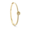 Roulette Yellow Gold Diamond Bangle