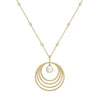 Roulette Pearl Diamond Yellow Gold Pendant
